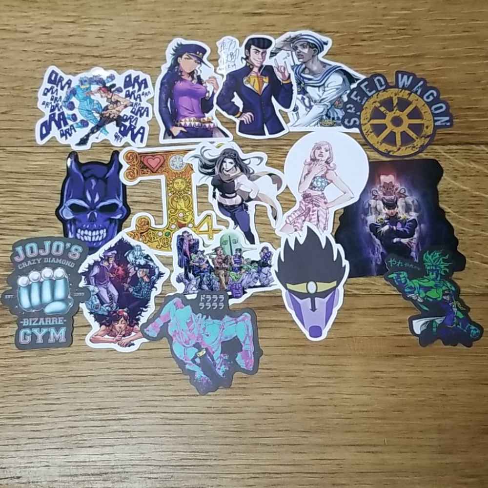 NWOT Jojo's Bizarre Adventure Stickers